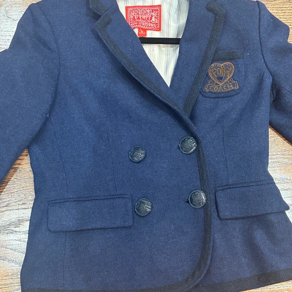 Insane gorgeous EUC Coach Poppy wool blazer